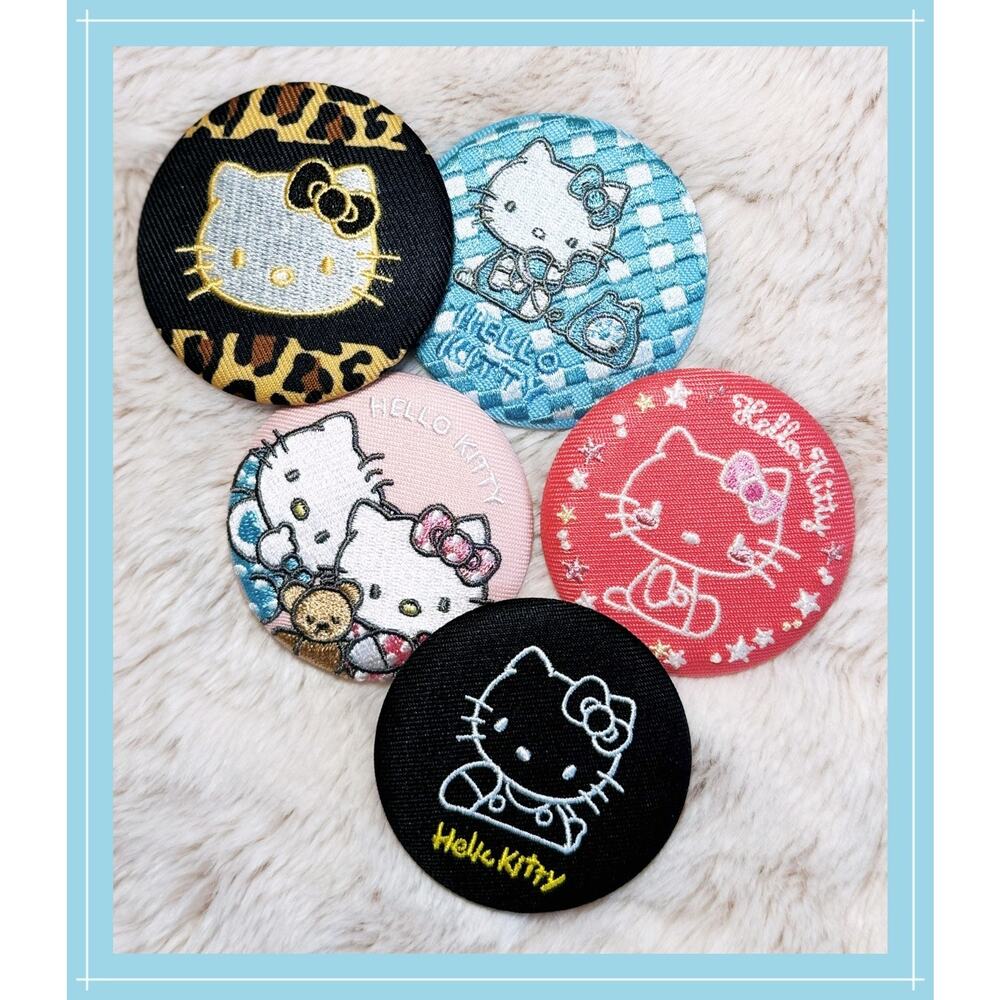 Sanrio Hello Kitty Dear Daniel Embroidery Biscuit Can Badge Embroidered Pin Lot